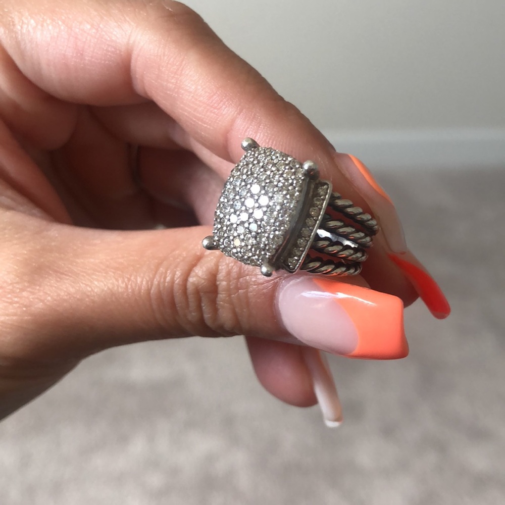 David Yurman Wheaton Ring with Diamonds